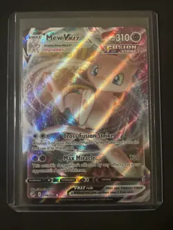 Pokemon TCG Mew VMAX 114/264 Swsh08: Fusion Strike Holo Ultra Rare - Image 1