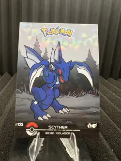 Scyther #123 - Cracked Ice Holo - Crystal Dark Black 2025 - Pokemon Card - Image 1