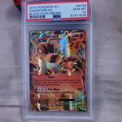 Pokemon TCG Charizard EX XY Black Star Promo XY29 Basic Holo PSA 10 2014 Age 6+ - Image 1