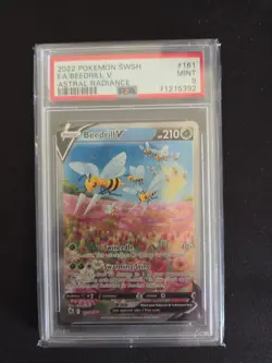 Pokemon 2022 Beedrill V Astral Radiance #161 PSA 9 - Image 1