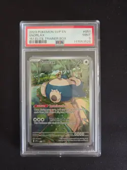 Pokemon 2023 Snorlax SVP Promo #051 PSA 9 - Image 1
