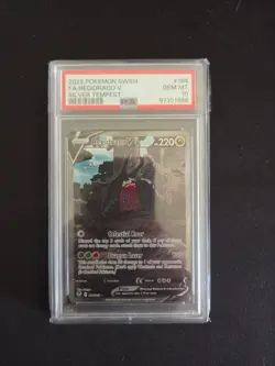 Pokemon 2022 Regidrago V Silver Tempest # 184 PSA 10 - Image 1