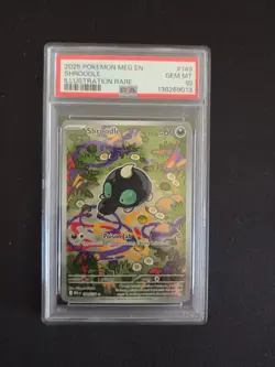 Pokemon 2025 Shroodle Mega Evolution #149 PSA 10 - Image 1