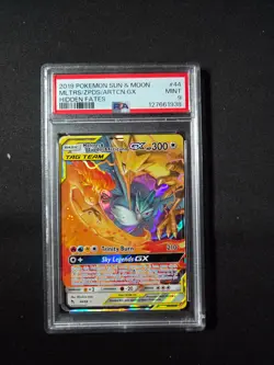 Pokemon 2019 Moltres & Zapdos & Articuno Hidden Fates #44 PSA 9 - Image 1
