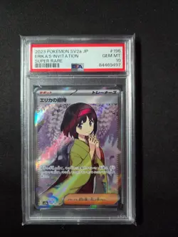 Pokemon 2023 Erika's Invitation JPN 151 SV2a #196 PSA 10 - Image 1
