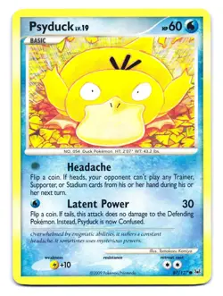 Psyduck 87/127 Common Platinum Pokemon LP - Image 1