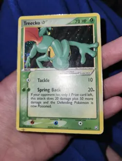 Pokemon Treecko Star 109/109 EX Team Rocket Returns Holo 70 HP English 2004 - Image 3