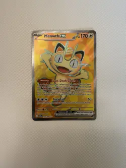 Meowth ex 107/088 Full Art Ultra Rare Pokemon Perfect Order NM - Image 1