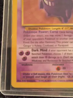 Gengar 20/62 Fossil Regular M/NM Pokemon TCG Wizards Of The Coast Vintage - Image 3