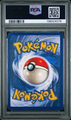 1999 Pokemon Jungle Meowth - Gold Border Fruit Roll Promo 56/64 PSA 7 - Image 2