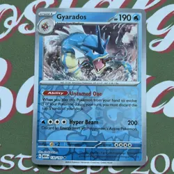Gyarados - 130/165 - Scarlet & Violet 151 - Reverse Holo - Pokemon Pack Fresh - Image 1