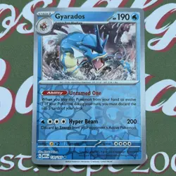 Gyarados - 130/165 - Scarlet & Violet 151 - Reverse Holo - Pokemon Pack Fresh - Image 2
