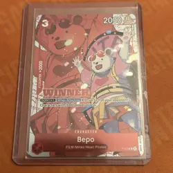 Bepo P-019 Winner Promo One Piece English NM - Image 1
