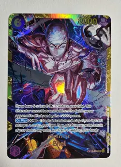 Enel OP15-118 SEC Secret Rare One Piece TCG Adventure on Kami's Island NM - Image 1