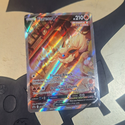 Pokemon Flareon V SWSH179 Sword & Shield Promo Full Art Holo Basic 210 HP Card - Image 1