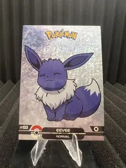 Eevee #133 - Cracked Ice Holo - Crystal Dark Black 2025 - Pokemon Card - Image 1