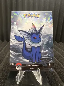 Vaporeon #134 - Cracked Ice Holo - Crystal Dark Black 2025 - Pokemon Card - Image 1