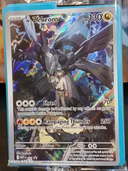 N's Zekrom 031 Sealed Promo Ascended Heroes ETB Pokemon Card And Dividers - Image 2