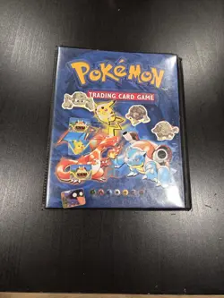 Pokemon 1999 Official Trading Card Game Nintendo WOTC Vintage Binder Only - Image 1