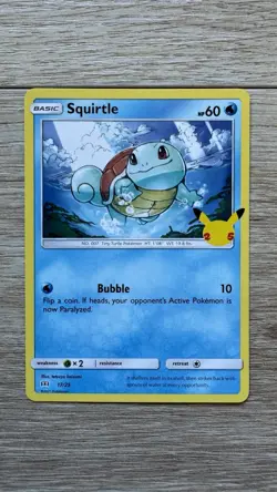 Pokemon Squirtle 17/25 - McDonald’s 25th Anniversary Promo Regular Card NM - Image 1