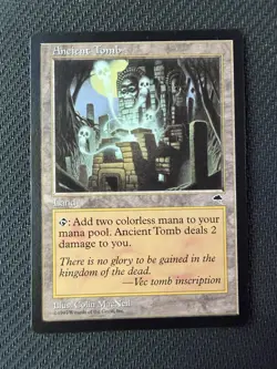 Ancient Tomb Tempest 1997 Land Card Uncommon Regular #315 Wizards - Image 1