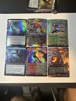 6x Spider-Man MTG HTF Cards - Image 1