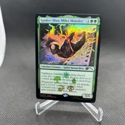 ***Foil Promo: Spider-Man, Miles Morales***MTG MARVEL MYTHIC - Image 1