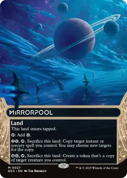 Mirrorpool (0027) (Borderless) [EOS - 27] Foil - NM - Image 1