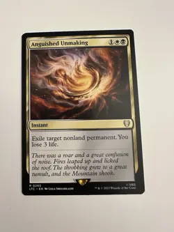 MTG - Anguished Unmaking - Commander: The Lord of the Rings: LTC #265 Near Mint - Image 1