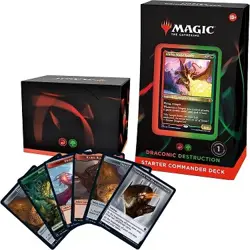 Magic: The Gathering Starter Commander Deck – Draconic Destruction (Red-Green) - Image 1