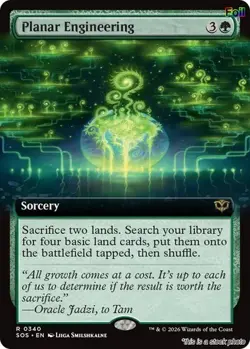 Planar Engineering - Extended Art - Secrets of Strixhaven - MtG - NM - Image 1