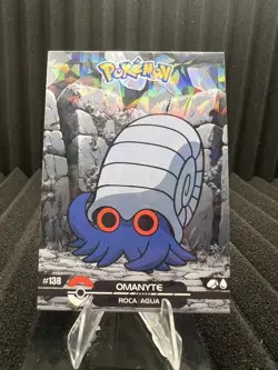 Omanyte #138 - Cracked Ice Holo - Crystal Dark Black 2025 - Pokemon Card - Image 1