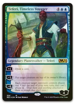 Teferi, Timeless Voyager #324 (Foil) (NM) Core Set 2021 M21 Magic MTG - Image 1
