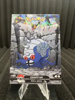 Omastar #139 - Cracked Ice Holo - Crystal Dark Black 2025 - Pokemon Card - Image 1