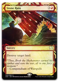 Stone Rain #45 (Foil) (NM) Strixhaven STA Magic MTG - Image 1