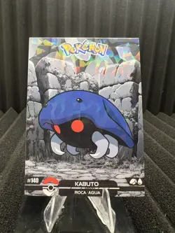 Kabuto #140 - Cracked Ice Holo - Crystal Dark Black 2025 - Pokemon Card - Image 1