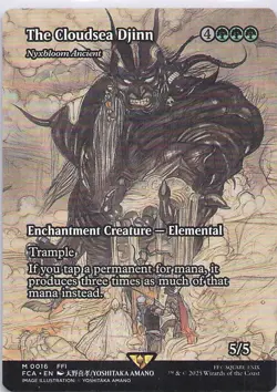 The Cloudsea Djinn - Nyxbloom Ancient (Showcase) 16 M FCA NM - Image 1