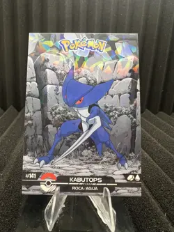 Kabutops #141 - Cracked Ice Holo - Crystal Dark Black 2025 - Pokemon Card - Image 1