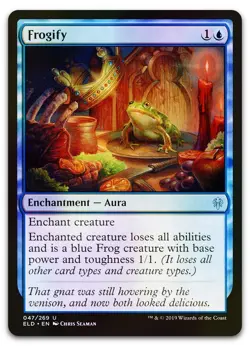 Frogify #47 (Foil) (NM) Throne of Eldraine ELD Magic MTG - Image 1