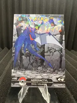 Aerodactyl #142 - Cracked Ice Holo - Crystal Dark Black 2025 - Pokemon Card - Image 1