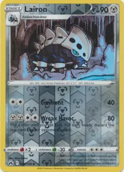 Lairon 88/159 Reverse Holo | Crown Zenith | Pokemon Card - Image 1