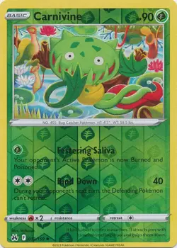 Carnivine 12/159 Reverse Holo | Crown Zenith | Pokemon Card - Image 1