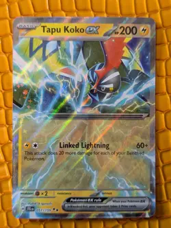 Pokemon TAPU KOKO EX 051/159 Journey Together ULTRA RARE HOLO - NM 🇨🇦 - Image 1