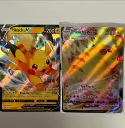 Pikachu V SWSH285 & Pikachu VMAX SWSH286 Holo Promo Lot | Pokemon - Image 1