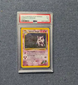 Sabrina's Gengar #14 w swirl - PSA 5 - Pokemon TCG Gym Heroes - Image 2