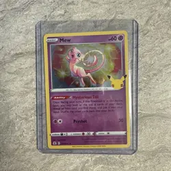 Pokemon TCG Mew 11/25 25th Anniversary Celebrations Holo - Image 1