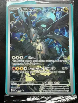 Pokemon N’s Zekrom 031 Ascended Heroes Promo New SEALED - Image 2