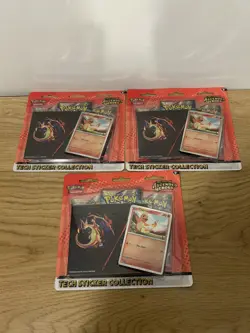 X3 Pokemon TCG: Ascended Heroes Tech Sticker Collection charmander ✅ - Image 3