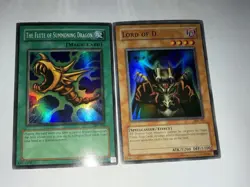 Yu-Gi-Oh SDK-041- Lord of D. And SDK-042 The Flute Of Summoning Dragon - Image 1