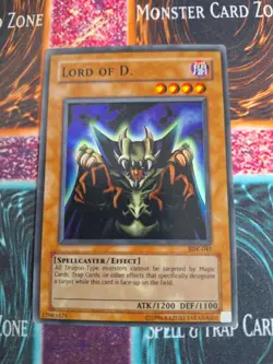 Yu-Gi-Oh! TCG Lord of D. SDK-041 Super Rare Unlimited Near Mint b2/ - Image 1